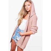 Hooded Cardigan - blush