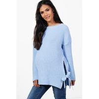 Holly Tie Side Jumper - blue