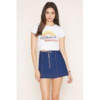 Hollywood Rainbow Crop Top