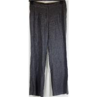 Hobbs size 10 grey linen trousers