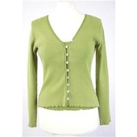 Hobbs - Size 10 - Chartreuse - Cardigan & Camisole Top Two Piece