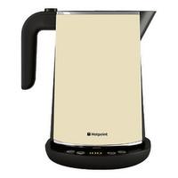 Hotpoint WK30EAC0 Digital Cordless Kettle in Cream 3kW 1 7L