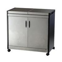 hostess hl6232bs connoisseur hostess trolley in brushed stainless stee