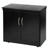 Hostess HL6236BL Maestro Hostess Trolley in Black Wood Effect Laminate