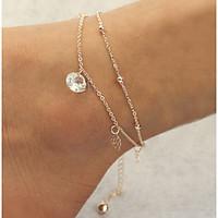 Hollow Flowers Alloy Anklet Daily/Casual 1pc Christmas Gifts