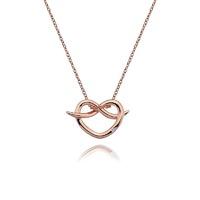 Hot Diamonds Twist Heart Rose Gold Pendant