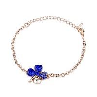 Hot New Charming Lovely Simple Bling Elegant Clover Bracelet Bangle Party Jewelry For Women