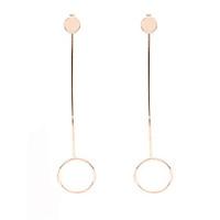 hoop earrings dangle earrings jewelry copper circular dangling style p ...