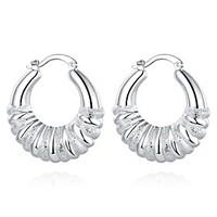 hoop earrings jewelrybasic unique design dangling style natural geomet ...