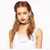 Hoop Earrings Alloy Fashion Star Jewelry Party Casual