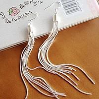 Hot High Quality Sterling Silver Earring Drop Earrings Party Daily For WomanLady