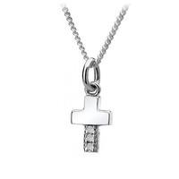 hot diamonds necklace micro cross micro d