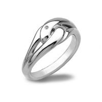 Hot Diamonds Ring Go With The Flow Capture Me Silver D
