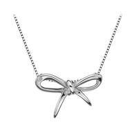 hot diamonds necklace flourish silver