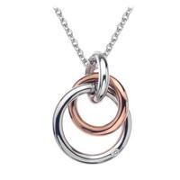 Hot Diamonds Necklace Eternity Captured Circles Gold Vermeil