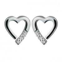 Hot Diamonds Earrings Just Add Love Memories Silver