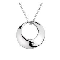 Hot Diamonds Necklace Entwine Circle Silver
