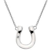 hot diamonds necklace lucky silver