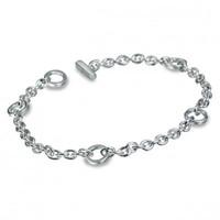 Hot Diamonds Bracelet Charm Carriers Elegance Charm Silver
