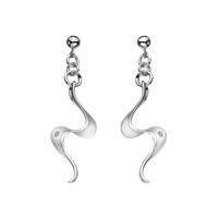 Hot Diamonds Earrings Pirouette Silver Drop