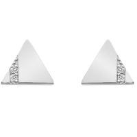 Hot Diamonds Earrings Silhouette Triangle Silver