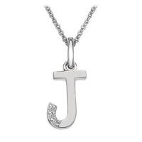 hot diamonds necklace micro j micro silver