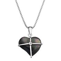 hot diamonds pendant black mother of pearl d