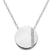 Hot Diamonds Pendant Silhouette Circle Rose Gold