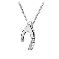 hot diamonds necklace micro make a wish micro silver d