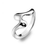 Hot Diamonds Ring Silver Pirouette D