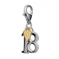 hot diamonds charm love luck happiness coming of age silver