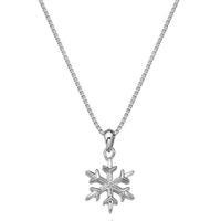 Hot Diamonds Pendant Snowflake Silver and Diamond