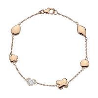 hot diamonds bracelet stargazer rose gold