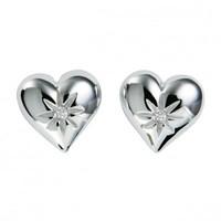 Hot Diamonds Earrings Just Add Love Two Hearts Silver