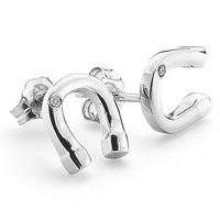 Hot Diamonds Earrings Lucky Silver