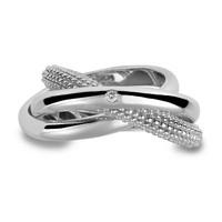 hot diamonds ring black ula silver trilogy silver d