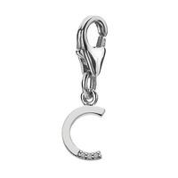 hot diamonds charm diamond letters c silver