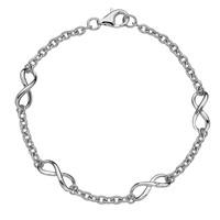 hot diamonds bracelet infinity silver and diamond