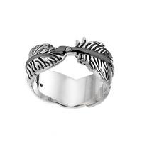 Hot Diamonds Ring Silver Feather D