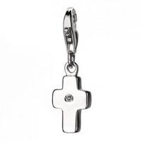 hot diamonds charm love luck happiness keeping the faith silver