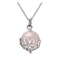 Hot Diamonds Paradise Sterling Silver Diamond Rose Quartz Orb Necklace D