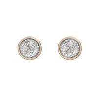 hot diamonds earrings stargazer rose gold