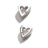 hot diamonds head over heels silver earrings de008