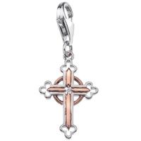 Hot Diamonds Diamond Life Silver And Rose Gold Plated Love Of God Charm DT230