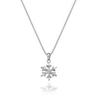 Hot Diamonds Silver Diamond Snowflake Pendant DP599