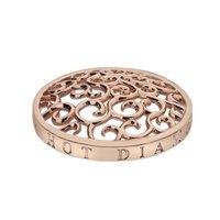 Hot Diamonds Emozioni Rose Gold Plated Silver Winding Paths 33mm Coin EC152