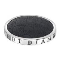 hot diamonds emozioni 33mm crocodile black coin ec080