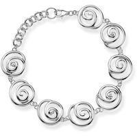 Hot Diamonds Eternity Silver Diamond Spirals Bracelet DL246