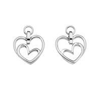 Hot Diamonds Forever Silver Diamond Heart Drop Earrings DE344