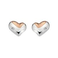 Hot Diamonds Lunar Heart Studs DE425